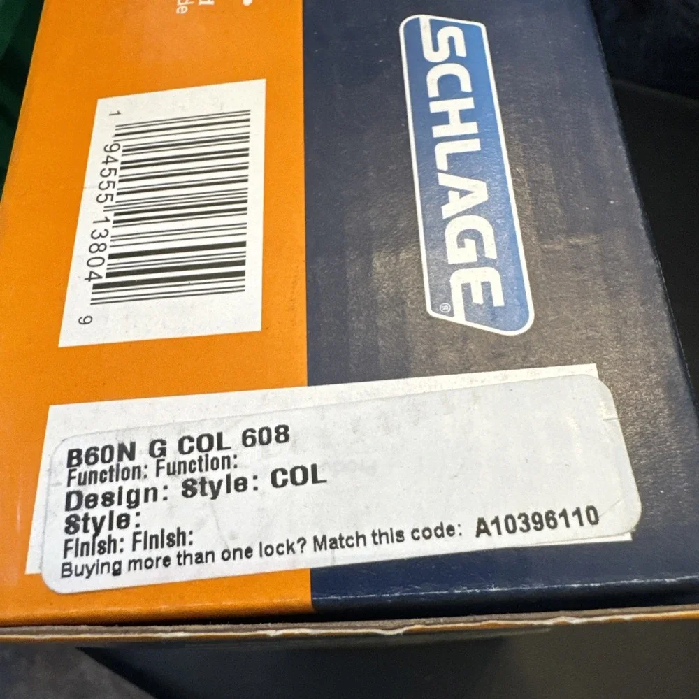 Schlage item new